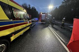 Tragiczny wypadek na DK 10 w Przyłubiu Zginęła kobieta ZDJĘCIA