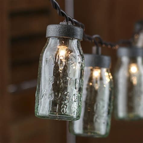 Small Glass Mason Jar Light Covers String Lights Lighting