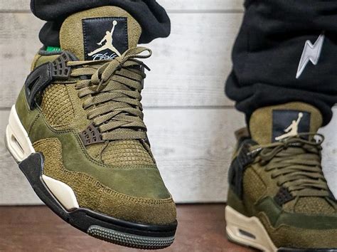 Air Jordan 4 Retro SE Craft Medium Olive - Sneakers FB9927-200