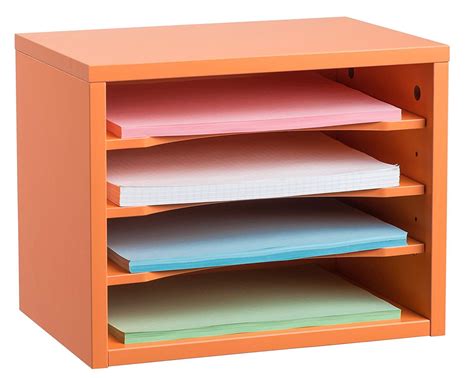 AdirOffice Wood Desk Organizer Workspace Organizers - Removable Shelves ...
