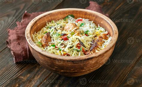 Bowl of biryani 27807961 Stock Photo at Vecteezy