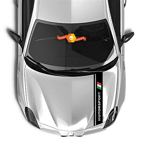 X Default Italian Flag Colors Doors Rocker Panel Decal Fits Alfa Romeo