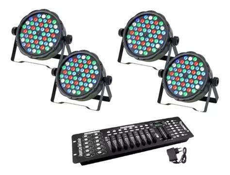 Kit Canh O Par Led Rgbw Slim W Mesa Dmx Zem Mercadolivre