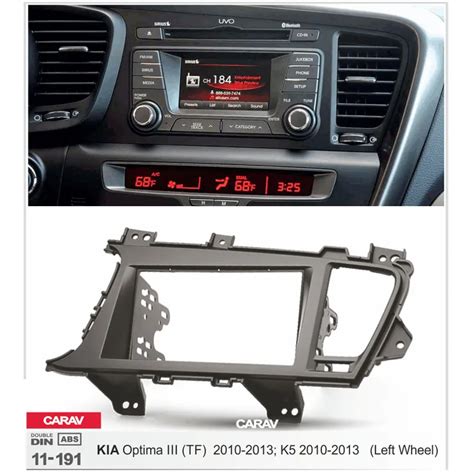 Carav Top Quality Radio Fascia For Kia Optima Iii Tf K Left