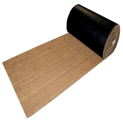 Felpudo De Fibra De Coco Beige De 160 Cm Producto Al Corte Pedido