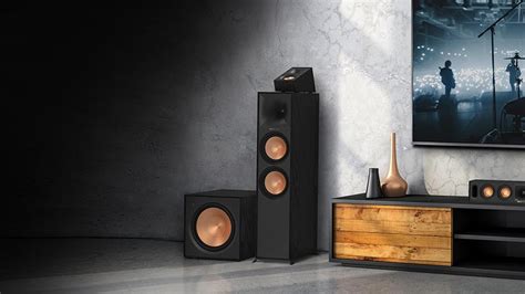 Klipsch Reference R F Floorstanding Speakers Ebony Pair Space