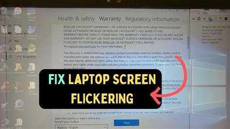 Fix Laptop Screen Flickering On Your Windows Computer Youtube