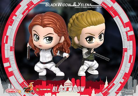 Hot Toys COSB752 Black Widow Yelena Cosbaby S Bobble Head Collectible Set