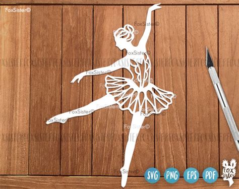 Ballerina Svg Ballet Svg Cut File Papercut Templates Set Etsy Uk