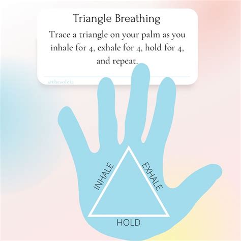 Triangle Breathing Technique Breathing Techniques Workout At Work