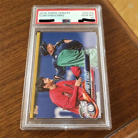 PSA 10 GEM MT 鑑定済 大谷翔平 MLB ルーキーカード RC 2018 TOPPS UPDATE S OHTANI ICHIRO