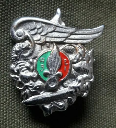 INSIGNE PARACHUTISTE LEGION Indochine Local Moule Compagnie Para 3e