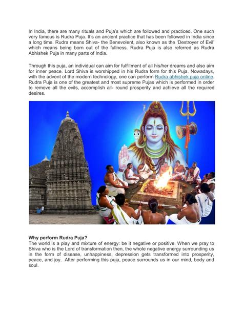 PPT - Rudra abhishek puja online - myhawanpuja PowerPoint Presentation ...