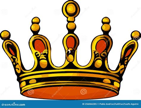 Crown Symbol On White Background Stock Vector Illustration Of Jewelry