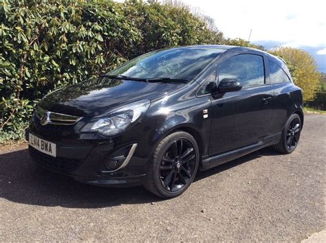 2014 Vauxhall Corsa Limited Edition 1 2 Petrol 3dr Black In