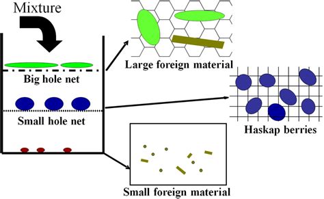 Removal of foreign material using mesh net | Download Scientific Diagram