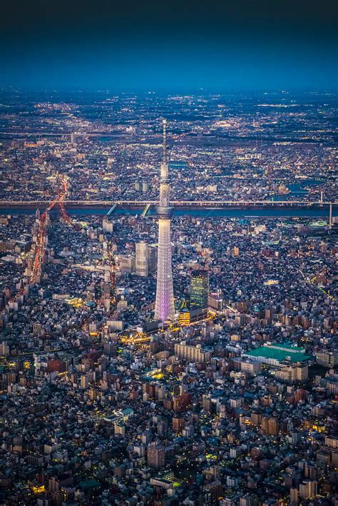 Overflightstock™ Tokyo Skytree Needle Tower Tallest Structure In