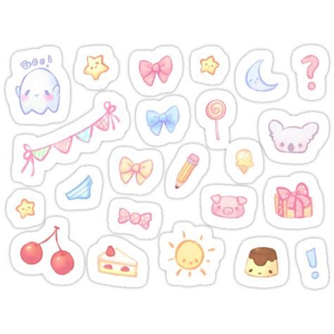 Pastel Stickers 6A1