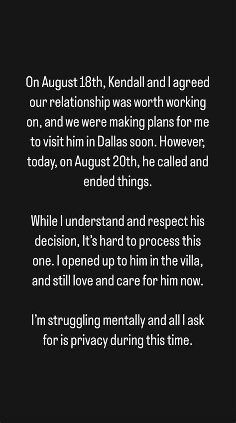 Love Island USA stars Nicole Jacky and Kendall Washington split after