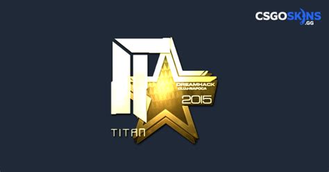 Sticker Titan Gold Cluj Napoca 2015 CSGOSKINS GG