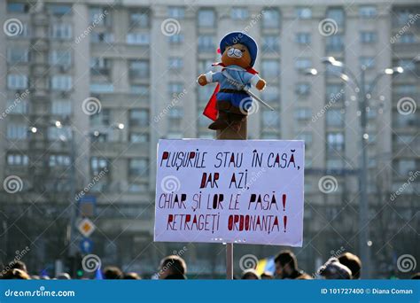Protest Against Corruption Funny Messages Editorial Image Image Of