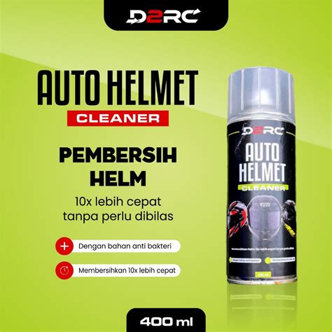 Jual D2RC Pembersih Helm Cleaner Doff Glossy Matte Luar Dalam Extra