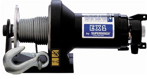 Superwinch 1110 Ex1 12vdc Winch Rated Line Pull Of 1 000 Lb 454 Kg Winch Motor End Switch And 25