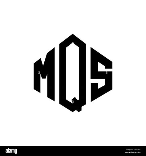 Mqs Letter Logo Design With Polygon Shape Mqs Polygon And Cube Shape