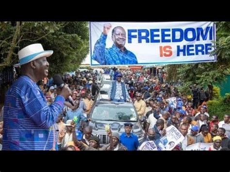 Leo Ni Leo Azimio La Umoja Live Kakamega Raila Odinga Live Today