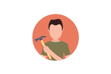 Man With A Hammer Svg Cut File By Creative Fabrica Crafts · Creative