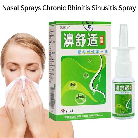 20ml Nasal Sprays Chronic Rhinitis Sinusitis Spray Chinese Traditional Medical Herb Spray