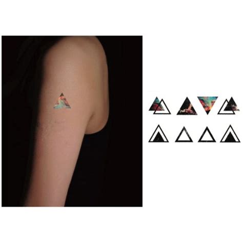 Triangle Set Temporary Tattoo Temporary Tattoo Continue To The