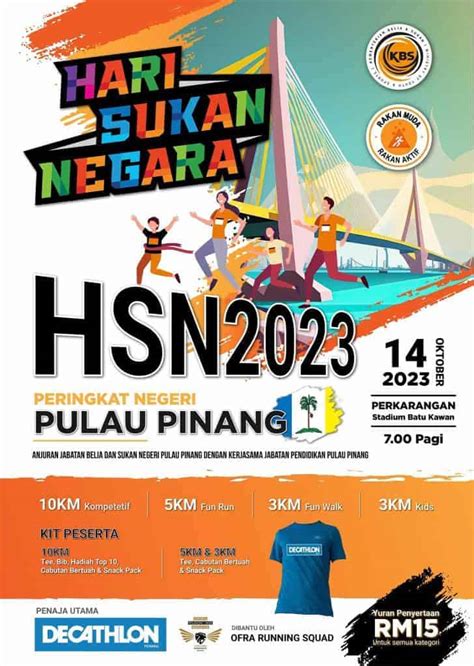 Hari Sukan Negara 2023 Jadual Peringkat Kebangsaan & Negeri