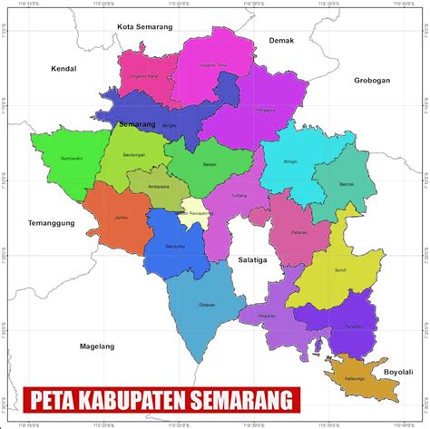 peta kabupaten semarang lengkap  kecamatan uspaceid