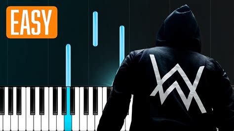 Alan Walker Diamond Heart 100 EASY PIANO TUTORIAL YouTube