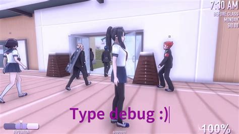 How To Set Up Debug And All The Easter Eggs In Yandere Simulator Youtube