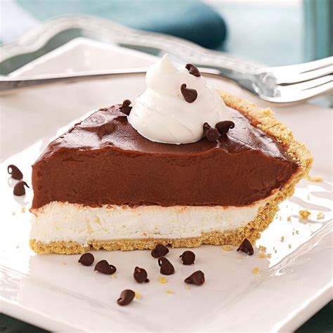 Frozen Chocolate Pie Recipe: How to Make It | Taste of Home