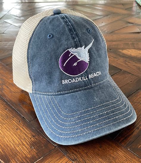 Embroidered Broadkill Beach Hat Etsy