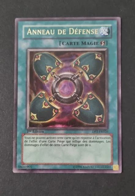 CARTE YU GI OH ANNEAU De Défense Dp2 Fr026 1St Edition EUR 1 00