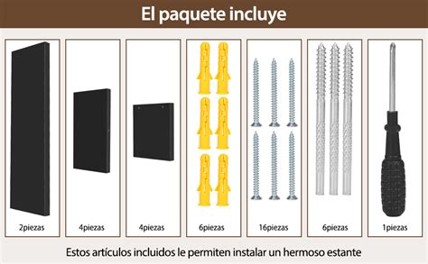 Newhey Kit Repisas Flotantes X Cm Repisas Flotantes De Pared