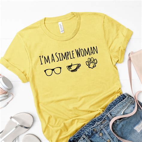 Im A Simple Woman Funny Coffee Dog Lover Shirt Teegarb