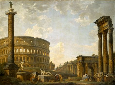 Roman Capriccio The Colosseum And Other Monuments By Giovanni Paolo