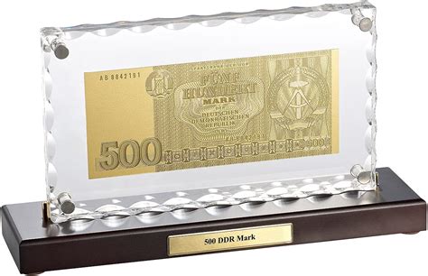 St Leonhard Gold Banknote Vergoldete Banknoten Replik 500 DDR Mark