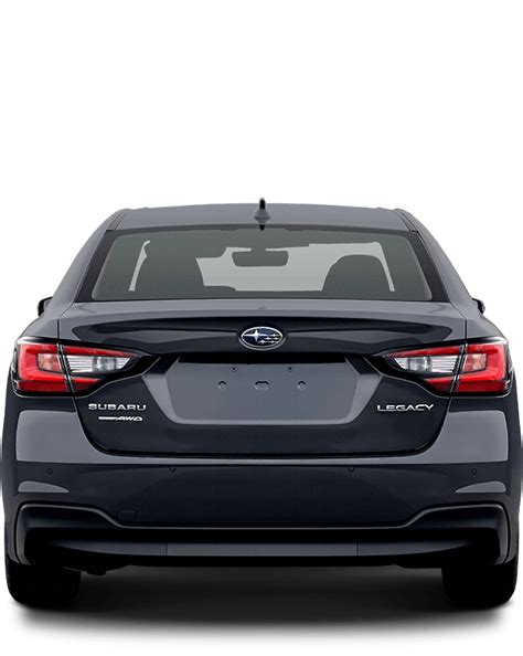 Subaru Legacy 2023 Present Dimensions Rear View