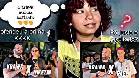 React Krawk X Mikezin Fase Krawk X Fael Fase Batalha Do