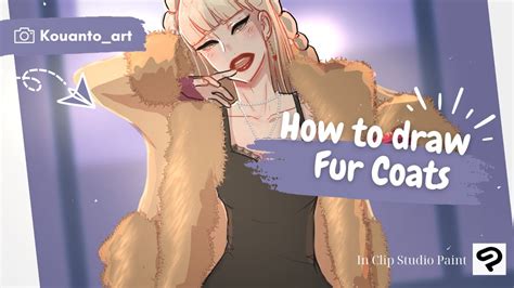 How To Draw FUR COATS By Kouanto 28 Make Better Art CLIP