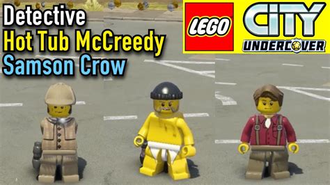 Unlocking Detective Hot Tub McCreedy Samson Crow In Lego City