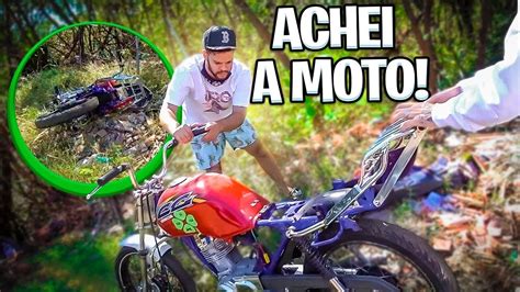 ENCONTREI MINHA MOTO ROUBADA NO MEIO DO MATO YouTube