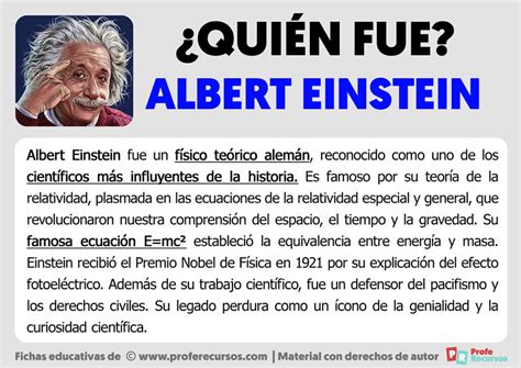 Qui N Fue Albert Einstein