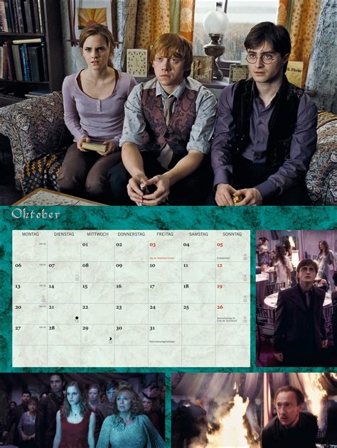 Kalender Harry Potter Broschur Xl Kalender Online Kaufen